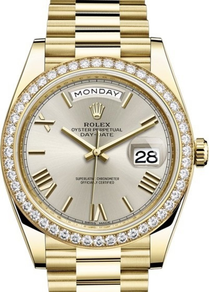 Rolex 228348RBR-0007 Day-Date 40 mm Yellow Gold
