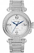 Cartier Часы Cartier Pasha De Cartier CRWJPA0014 White gold and diamonds 35 mm