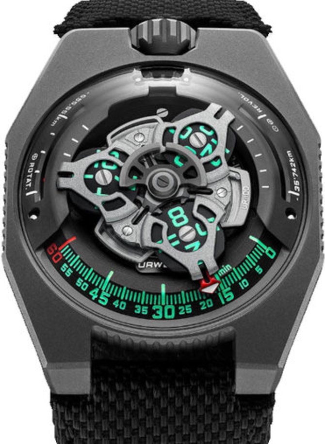 Urwerk UR-100 GunMetal UR-200 Space Time