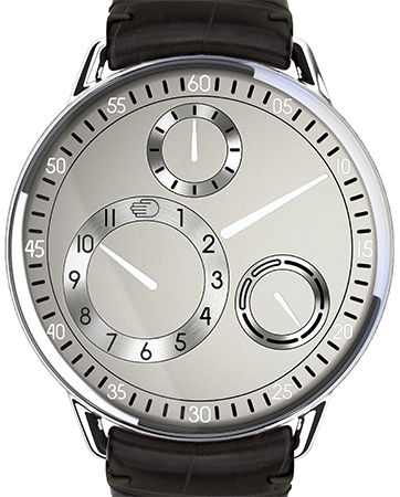 TYPE 1Ch Ressence Ch metallic sandblasted champagne colored dial Type 1