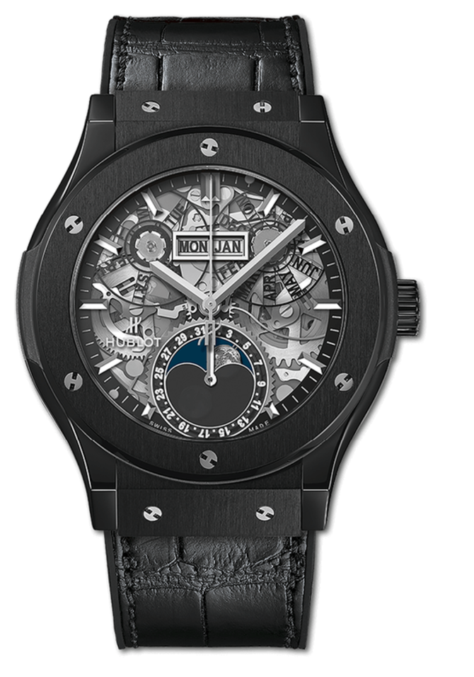 Hublot 547.CX.0170.LR Classic Fusion 42 mm Aerofusion Moonphase Black Magic