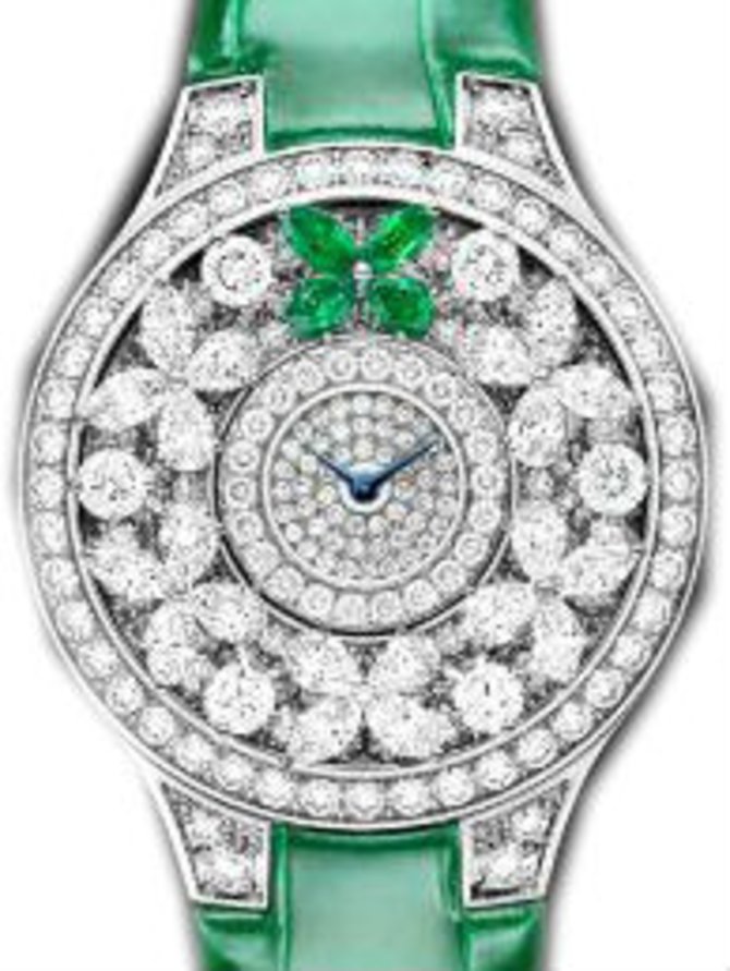 Graff Single Motif Diamond&Emerald Butterfly Classic