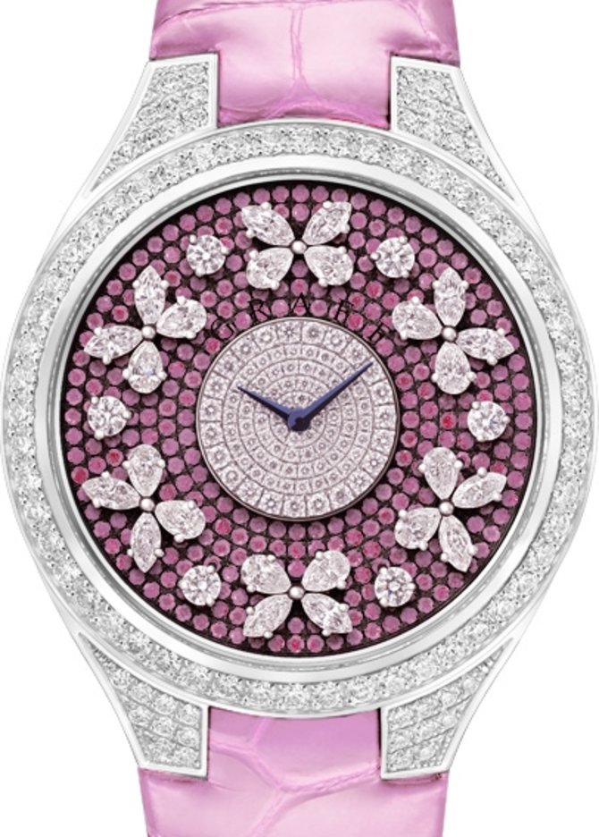 Graff Disco Butterfly Diamond on Pink Sapphire Butterfly Disco 38 mm