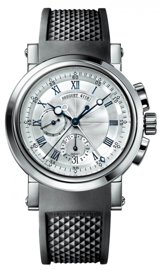 Breguet 5827bb/12/5zu USED Marine Chronograph White Gold
