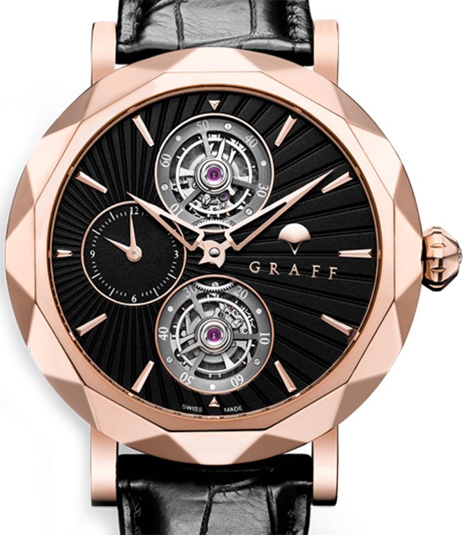 Graff MGDGMT47PGBA GraffStar Technical Double Tourbillon GMT 47 mm