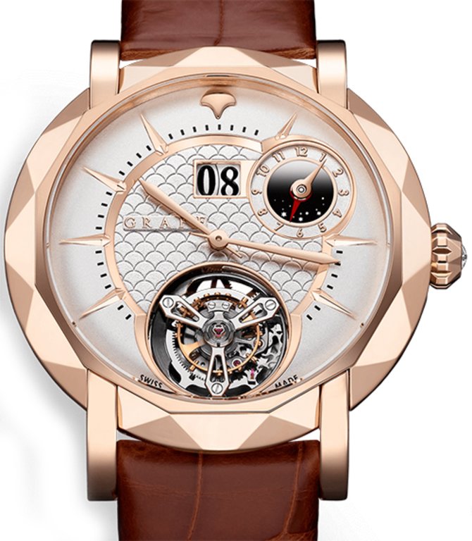 Graff MGUGMT43PGW GraffStar Technical Grand Date Dual Time Tourbillon 43 mm