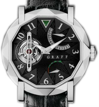 White Gold With Black Dial Graff Technical Tourbillon 45 mm GraffStar