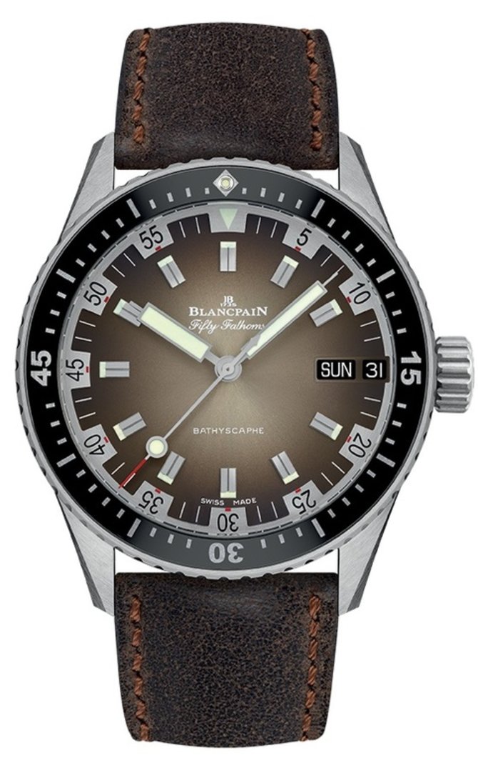 Blancpain 5052-1110-063A Fifty Fathoms Bathyscaphe Day Date 70s