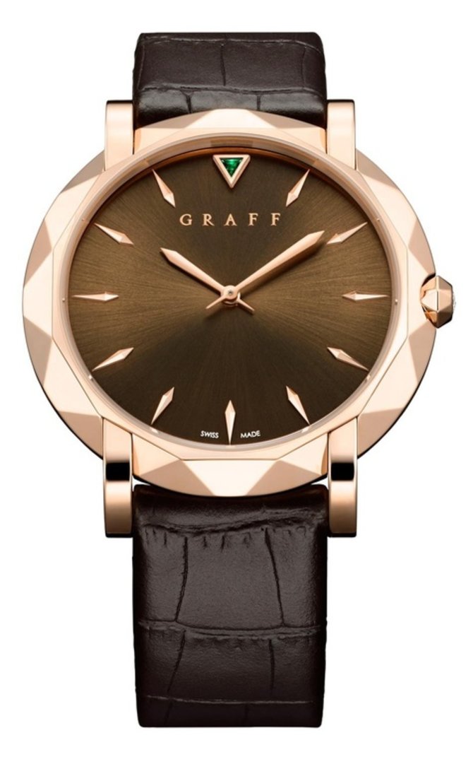 Graff Rose Gold With Chocolate Dial GraffStar 43 mm