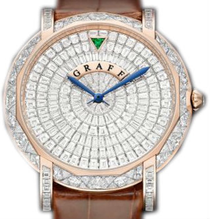 Graff GraffStar Slim 43mm Full Diamonds&Rose Gold GraffStar Slim 43 mm