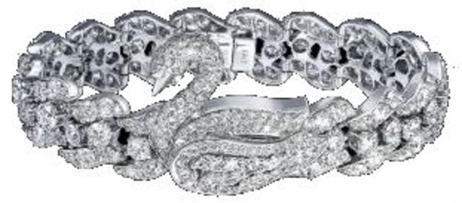 Graff Baby Swan Full Diamond Jewellery Watches White Gold