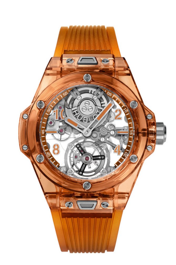 Hublot 419.JO.0120.RT Big Bang Unico Tourbillon Automatic Orange Sapphire