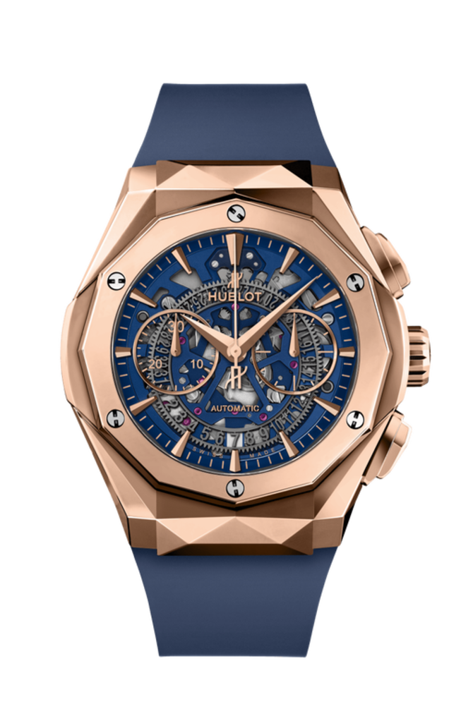 Hublot 525.OX.5180.RX.ORL21 Classic Fusion Chronograph Orlinski King Gold Blue