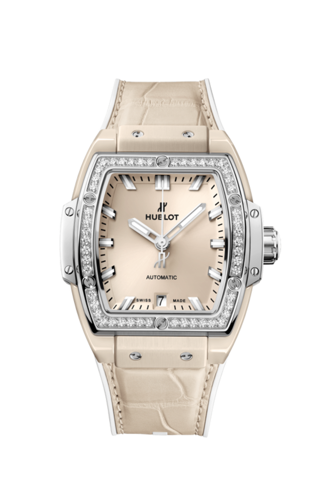Hublot 665.CZ.891B.LR.1204 Spirit of Big Bang Beige Ceramic Titanium Diamonds