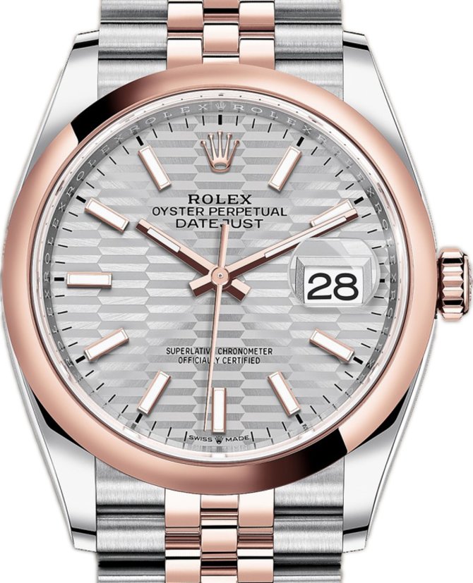 Rolex M126201-0033 Datejust Everose Rolesor Jubilee bracelet