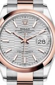 Rolex Часы Rolex Datejust M126201-0034 36 Everose Rolesor Oyster bracelet