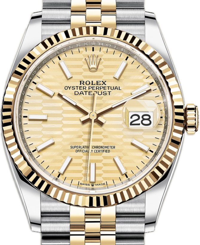 Rolex M126233-0039 Datejust 36 Yellow Rolesor Jubilee bracelet