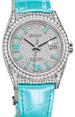 Rolex Day-Date 128159rbr-0002 36 mm White Gold 