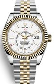 Rolex Часы Rolex Sky-Dweller 326933-0010 42 mm Steel and Yellow Gold