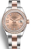 Rolex Часы Rolex Datejust 279381rbr-0028 28 mm Steel and Everose Gold