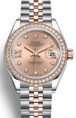 Rolex Часы Rolex Datejust 279381rbr-0027 28 mm Steel and Everose Gold