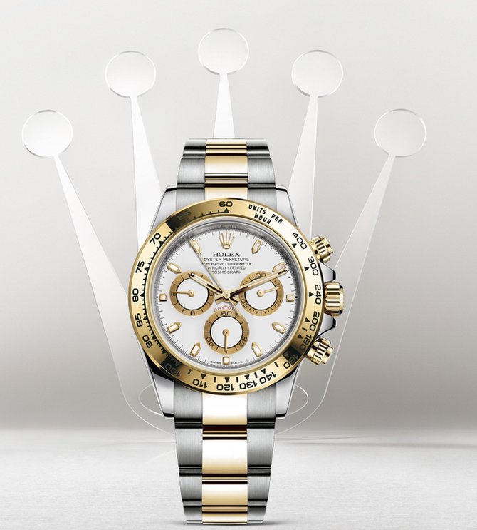 Rolex 116503 White Daytona Cosmograph Steel and yellow gold - фото 2