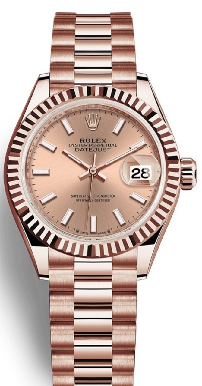 Rolex 279175-0025 Datejust Ladies Everose Gold