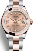 Rolex Часы Rolex Datejust Ladies 279161-0028 Steel and Everose Gold