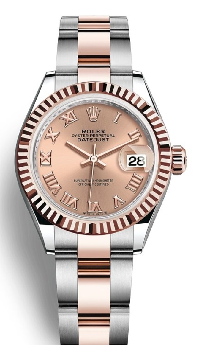 Rolex 279171-0027 Datejust Ladies Steel and Everose Gold