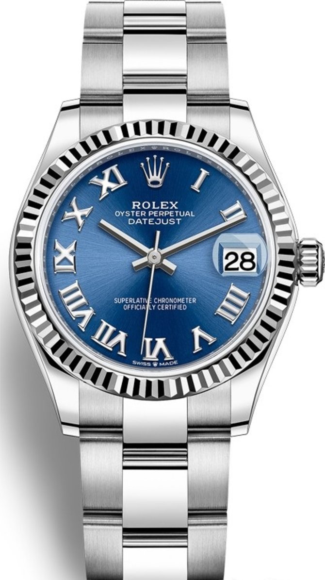 Rolex 278274-0033 Datejust Ladies 31 mm Steel and White Gold