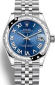 Rolex Часы Rolex Datejust Ladies 278344rbr-0036 31 mm Steel and White Gold