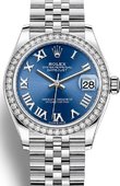 Rolex Часы Rolex Datejust Ladies 278384rbr-0037 31 mm Steel and White Gold