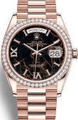 Rolex Day-Date 128345rbr-0044 36 mm Everose Gold