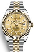Rolex Часы Rolex Sky-Dweller 326933-0004 42 mm Steel and Yellow Gold