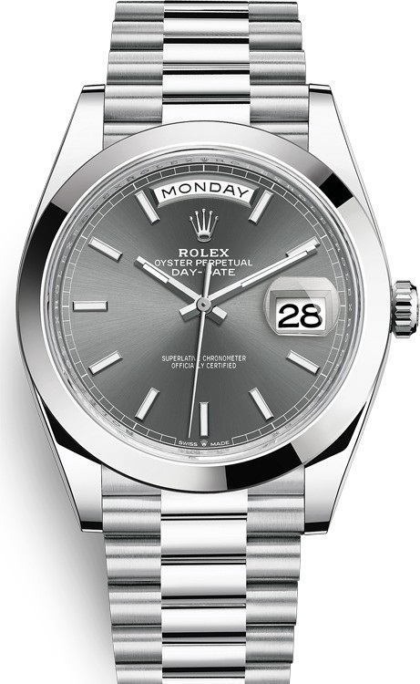 228206-0045 Rolex 40 mm Platinum Day-Date