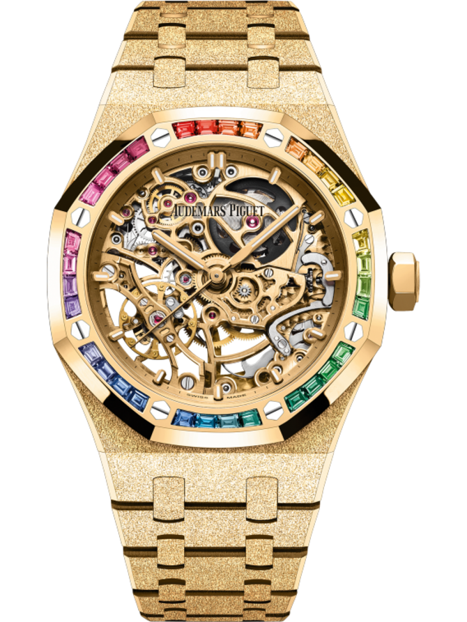 Audemars Piguet 15468BA.YG.1259BA.01 Royal Oak Frosted Gold