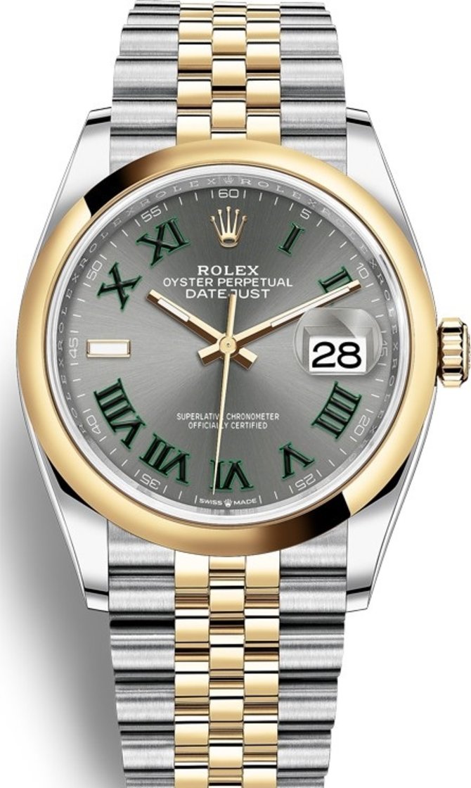 Rolex 126203-0035 Datejust Ladies 36 mm Steel and Yellow Gold