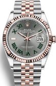 Rolex Datejust Ladies 126231-0029 36 mm Steel and Everose Gold