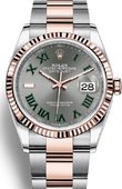 Rolex Datejust Ladies 126231-0030 36 mm Steel and Everose Gold