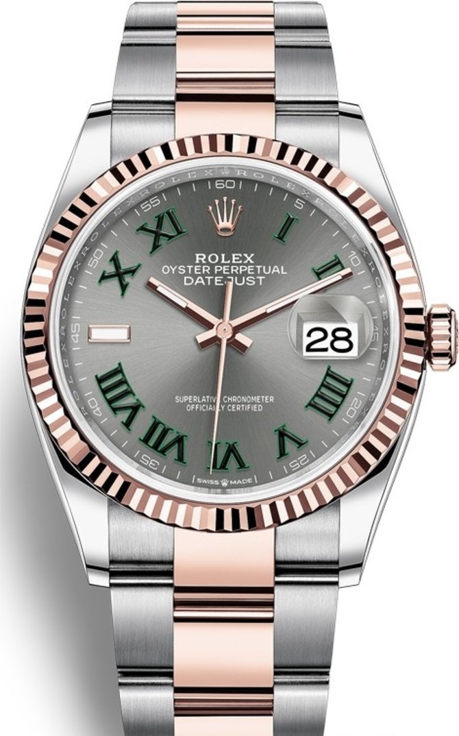 Rolex 126231-0030 Datejust Ladies 36 mm Steel and Everose Gold