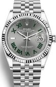 Rolex Datejust Ladies 126234-0045 36 mm Steel and White Gold