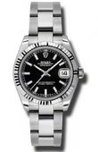 Rolex Часы Rolex Datejust Ladies 178274 bkso Steel and White Gold