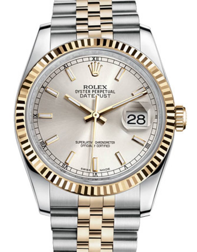 Rolex 116233 ssj Datejust Steel and Yellow Gold
