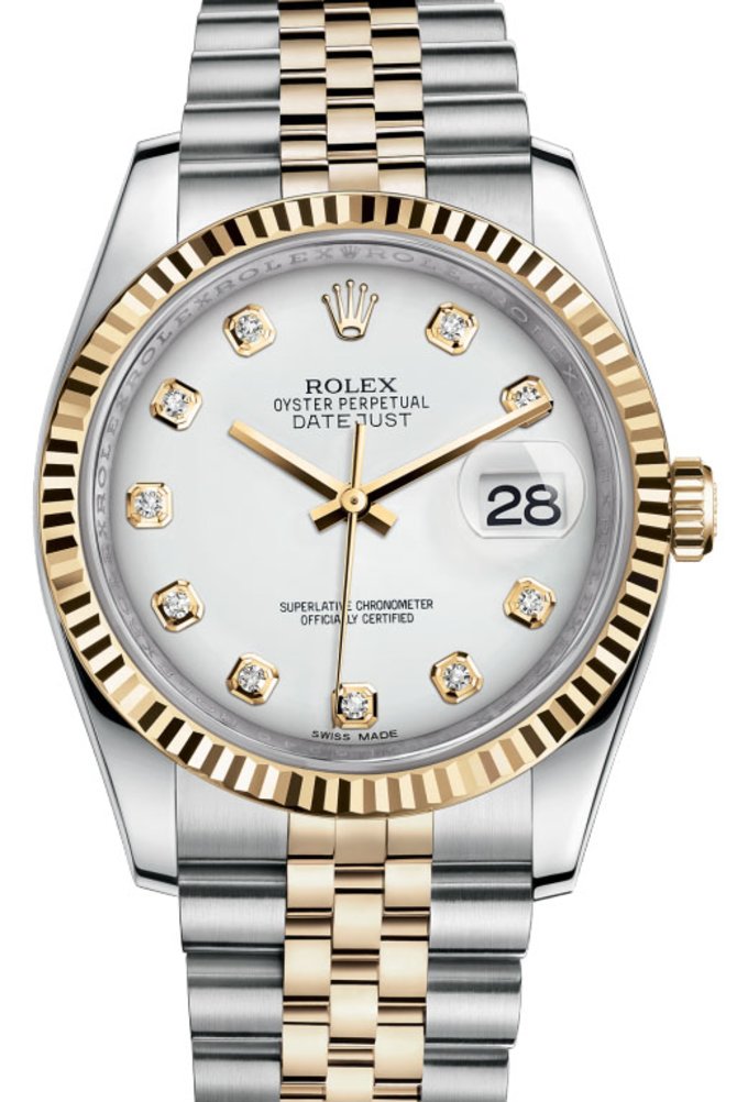 Rolex 116233 wdj Datejust Steel and Yellow Gold