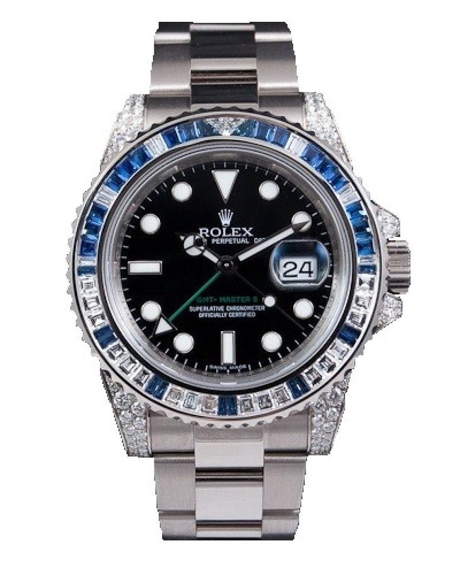 Rolex 116759 SA GMT-Master II 40mm White Gold Jewellery - фото 1