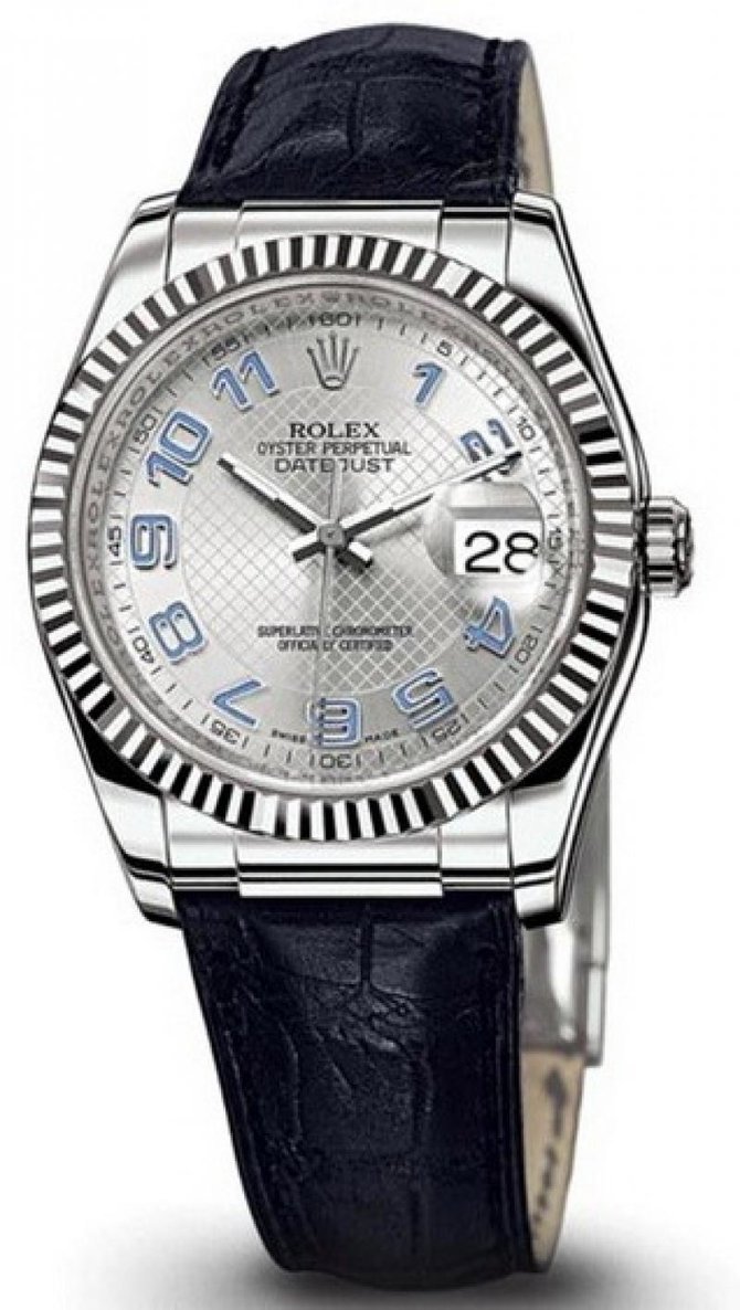 Rolex 116139 silver Datejust White Gold - фото 1