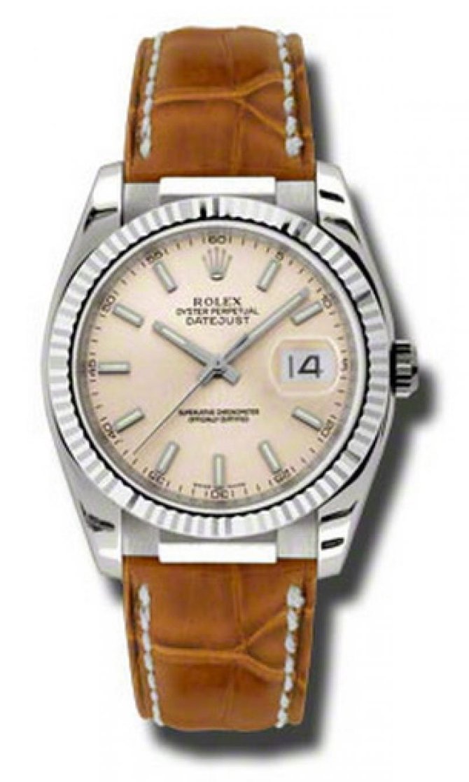 Rolex 116139 psb Datejust White Gold - фото 1