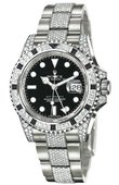 Rolex GMT-Master II 116759SANR Oysterlock Karat 40mm White Gold Jewellery