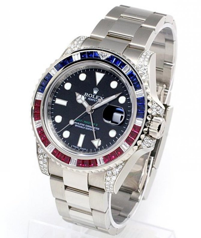 Rolex 116759SARU GMT-Master II 40mm White Gold Jewellery - фото 2