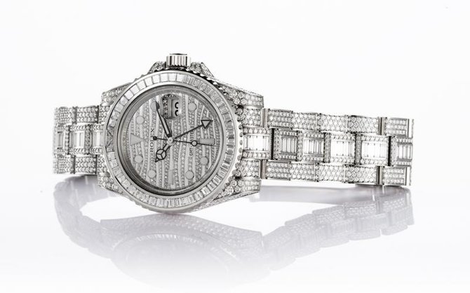 Rolex 116769TBR GMT-Master II 40mm White Gold Jewellery - фото 2